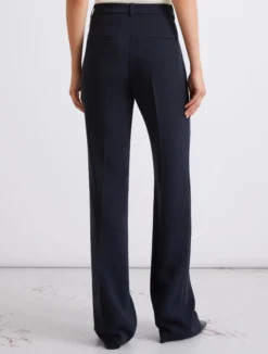 Pantalone leggermente flare in cady - BLU
