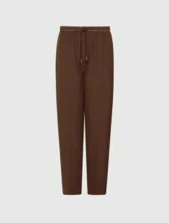 Pantalone slim - MARRONE