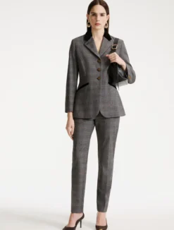 Pantalone slim stretch - GRIGIO