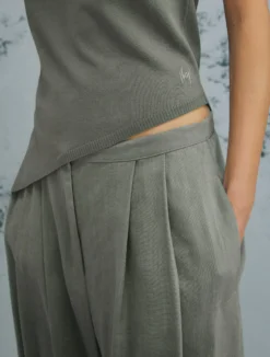 Pantalone svasato - VERDE