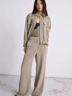 Pantalone wide leg - OLIVA