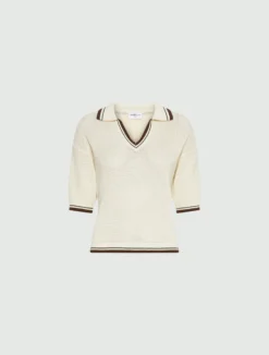 Polo in puro cotone - BIANCO LANA