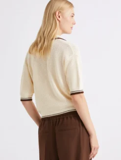 Polo in puro cotone - BIANCO LANA