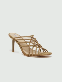 Sandalo mule in suede - CUOIO