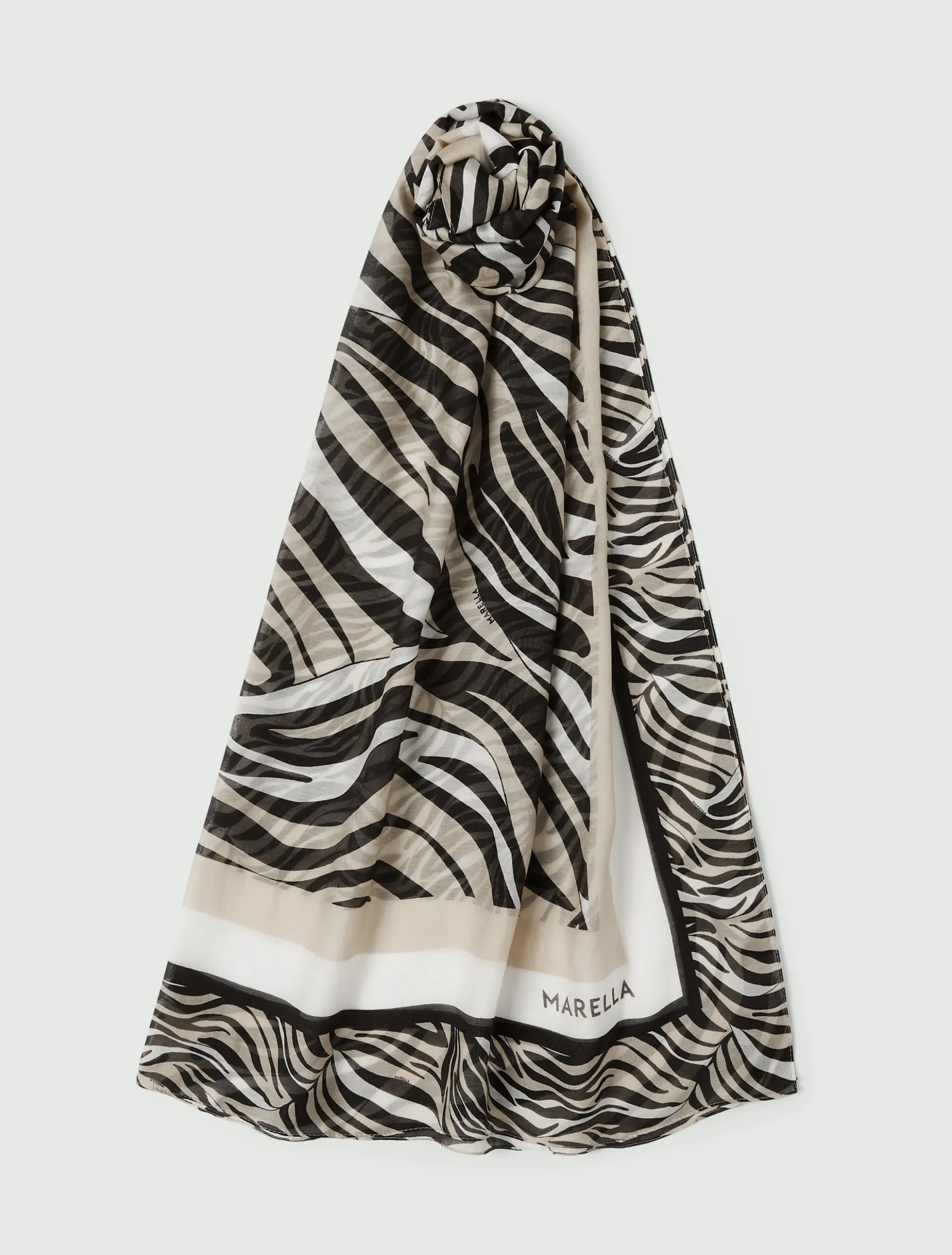 Scialle in misto seta - BEIGE