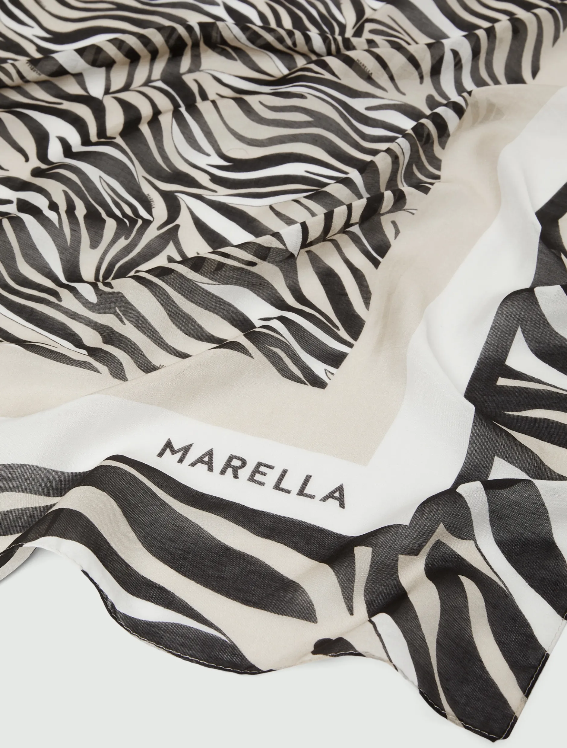 Scialle in misto seta - BEIGE