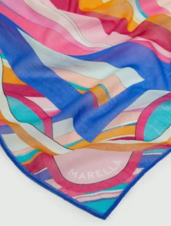 Scialle in misto seta - FUXIA