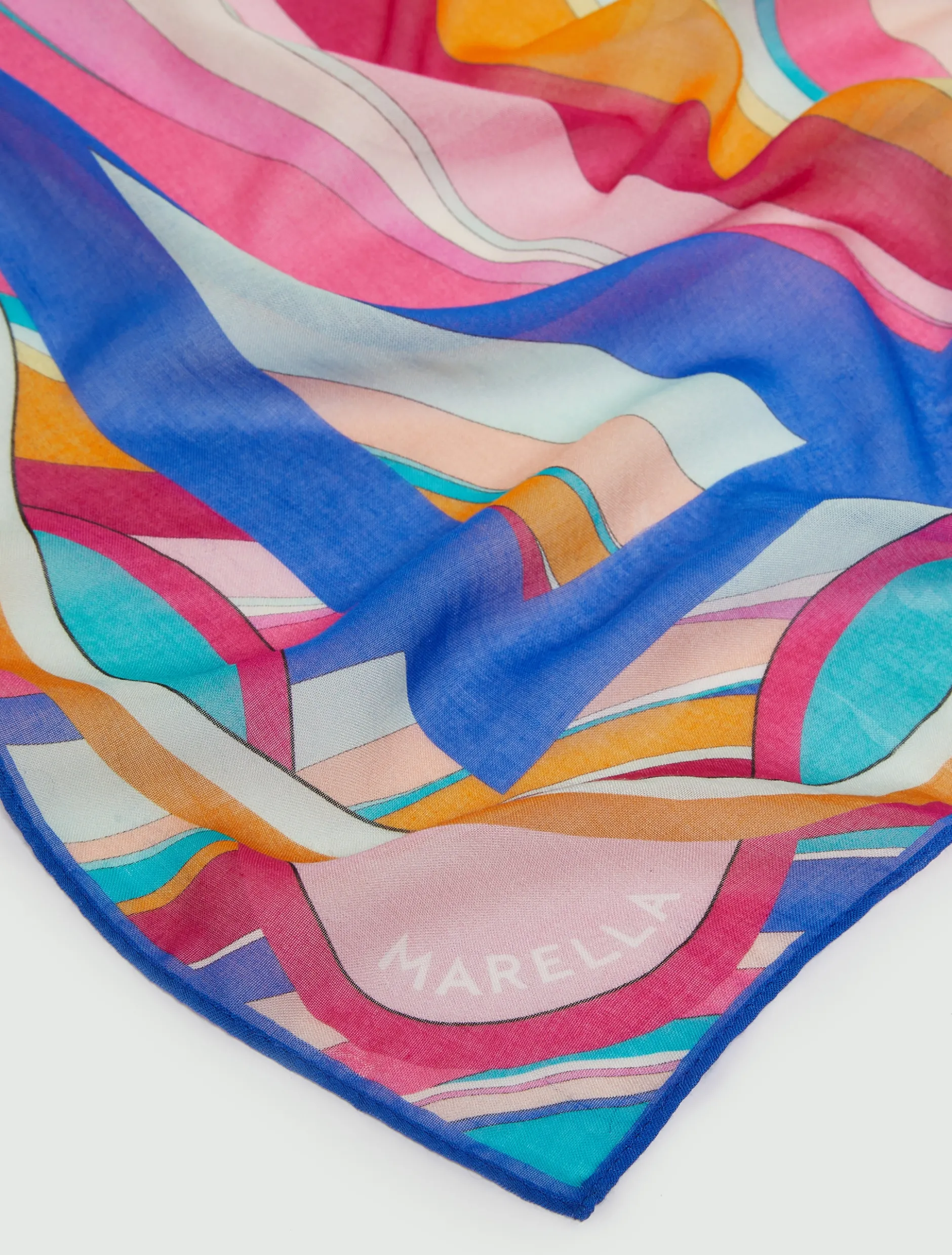 Scialle in misto seta - FUXIA