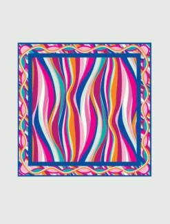 Scialle in misto seta - FUXIA