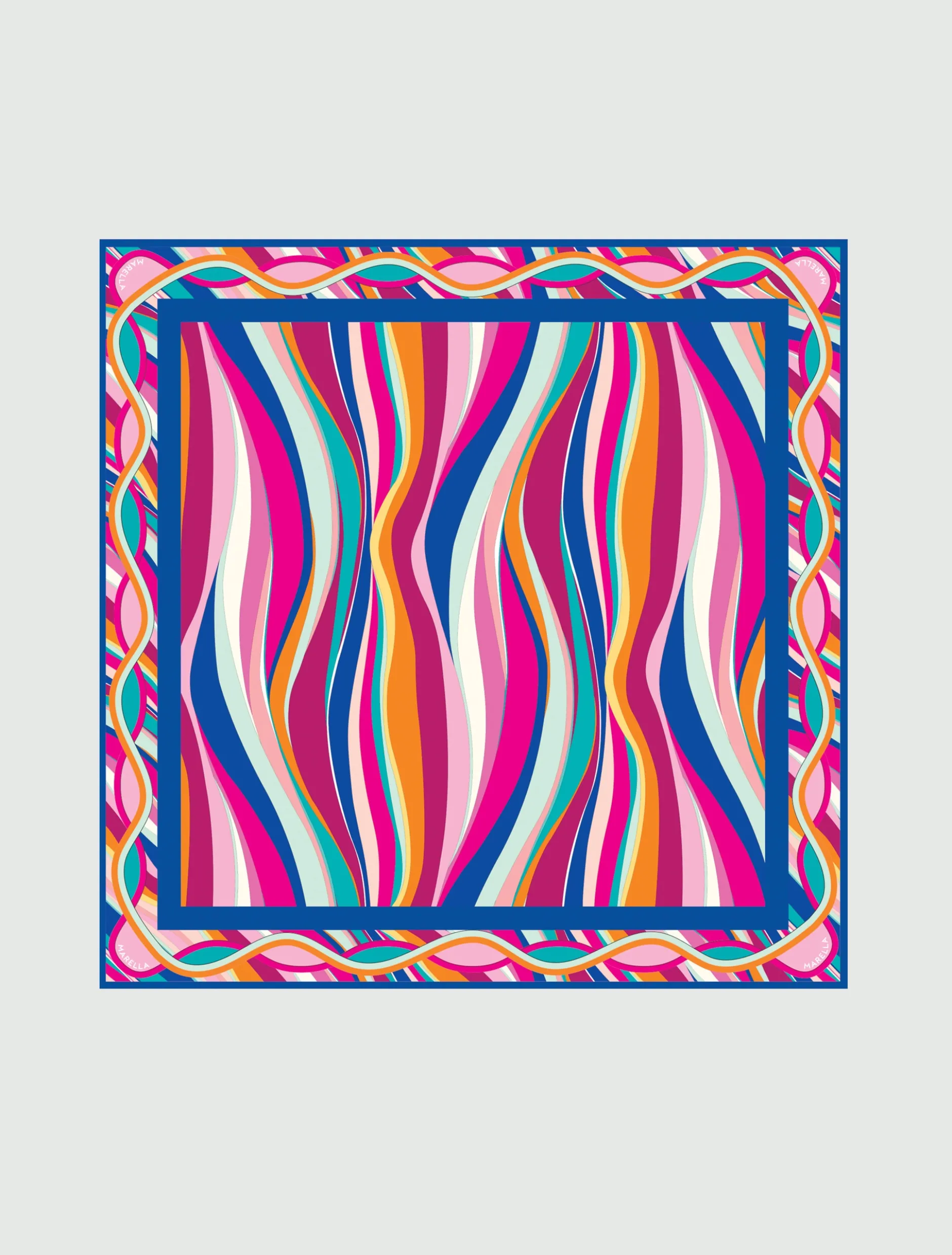 Scialle in misto seta - FUXIA
