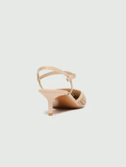 Slingback con strass - CAMMELLO