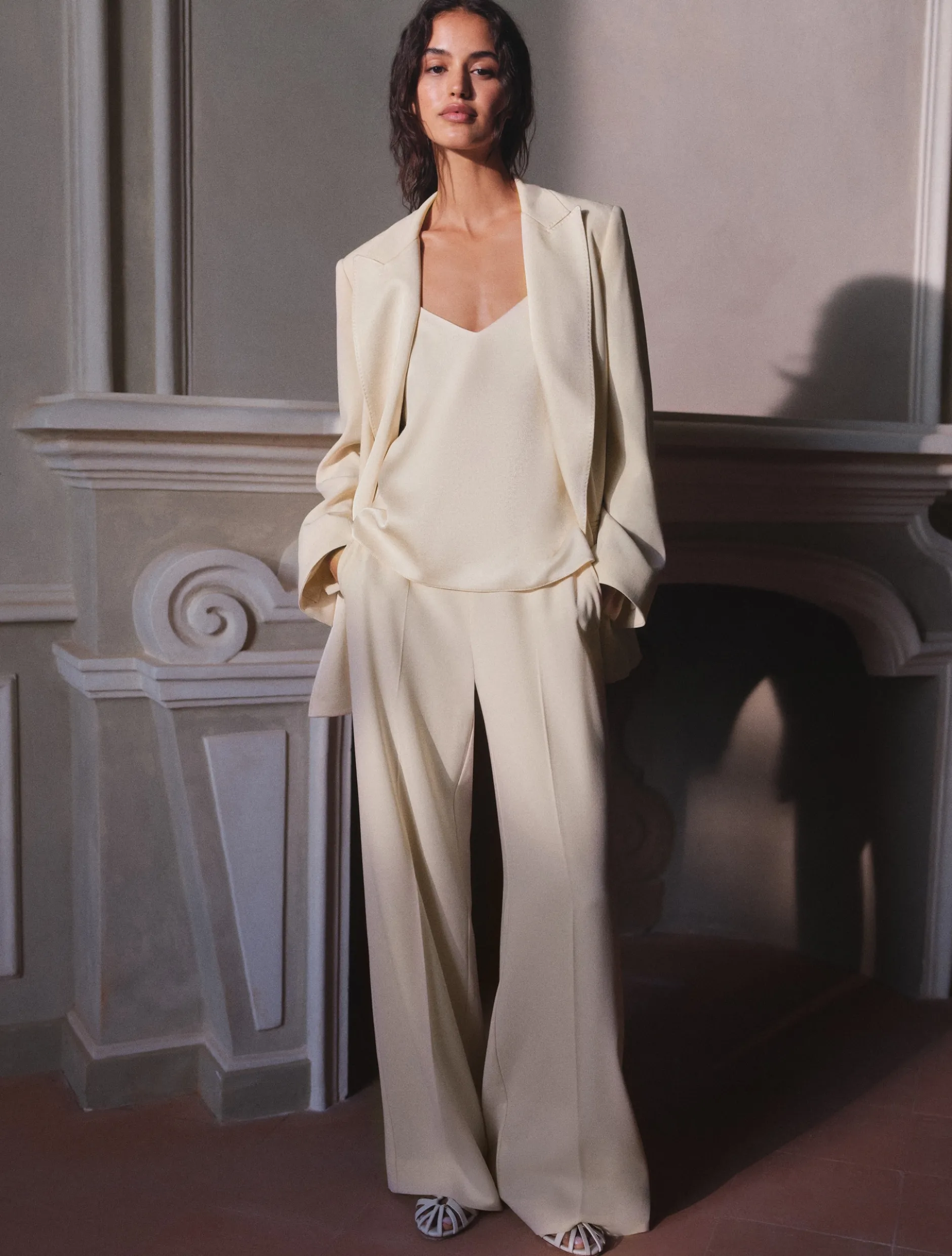 Slip top in satin - CIPRIA