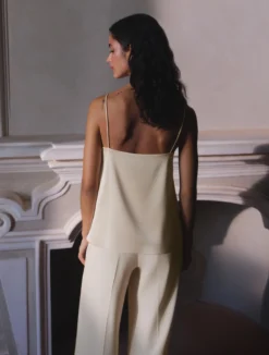 Slip top in satin - CIPRIA