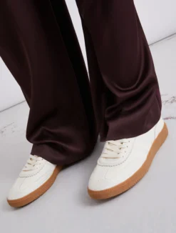 Sneaker con ricami - BIANCO