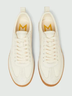 Sneaker con ricami - BIANCO