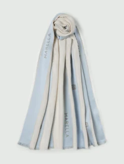 Stola con disegno jacquard - GRIGIO
