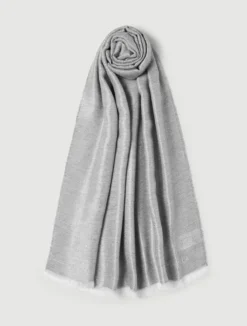 Stola con micro paillette - GRIGIO PERLA