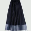 Stola in misto seta - BLU