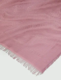 Stola jaquard - ROSA BRILLANTE