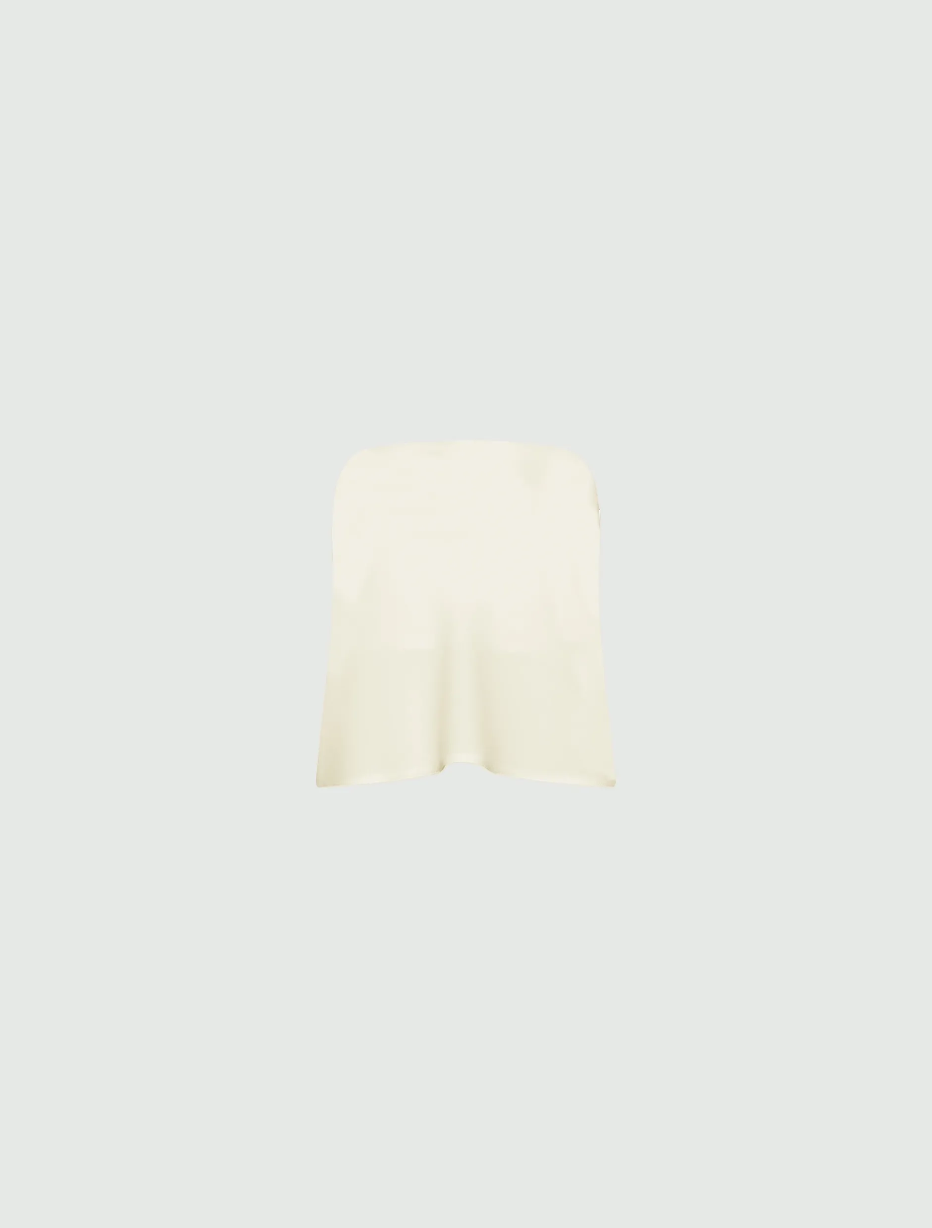 Top bustier in envers satin - BIANCO LANA