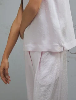 Top con fiore abbinato - ROSA