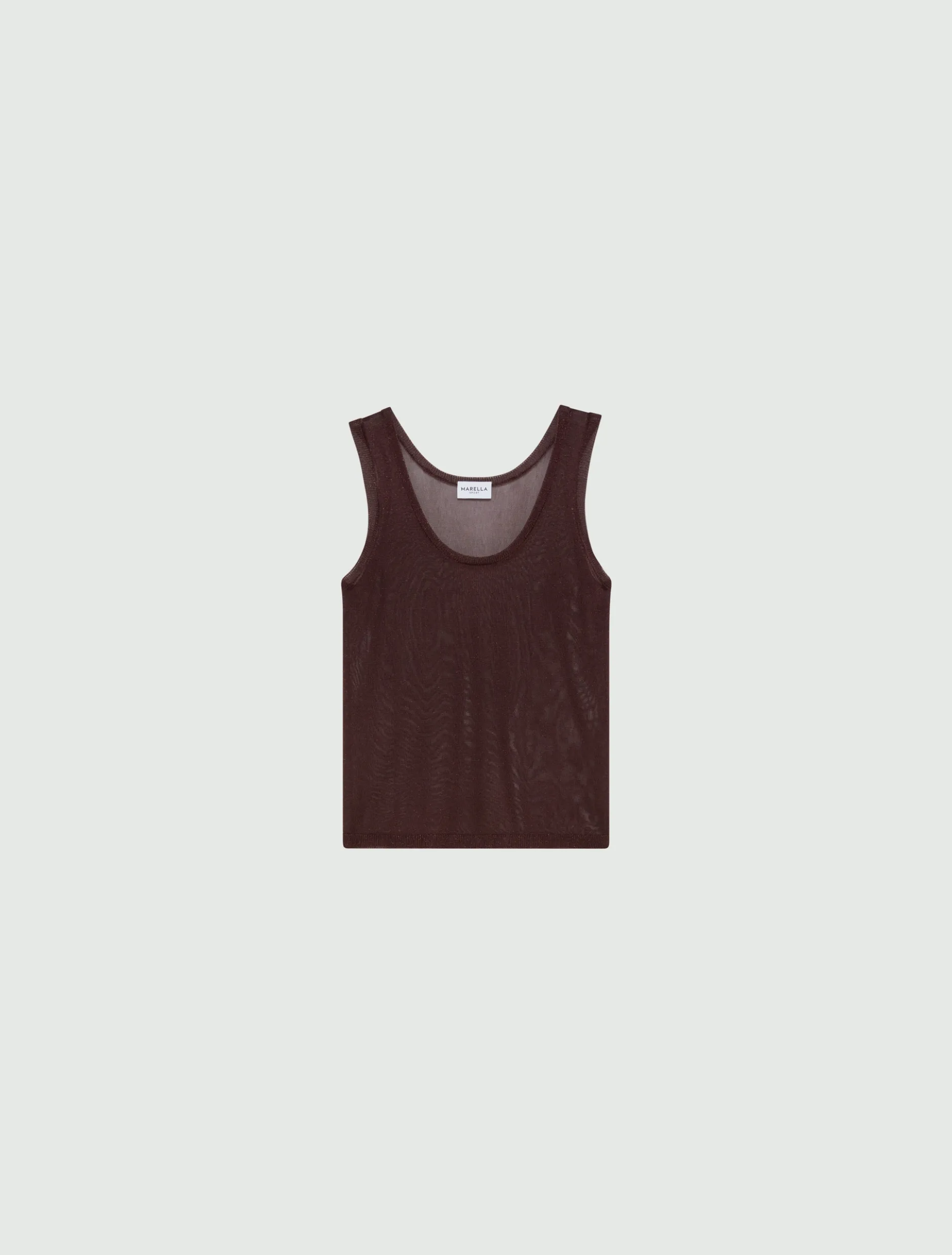 Top in viscosa lurex - BORDEAUX