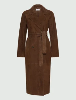 Trench in camoscio - MARRONE