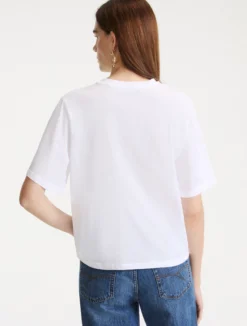 T-shirt boxy - BIANCO OTTICO