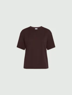 T-shirt boxy - CIOCCOLATO
