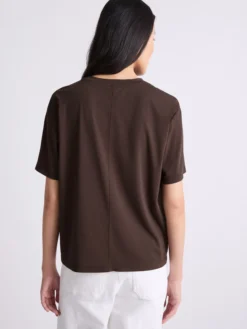 T-shirt boxy - CIOCCOLATO