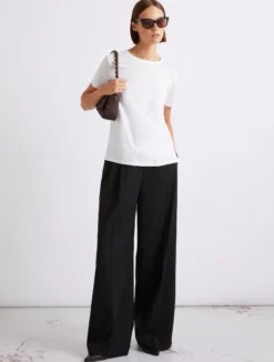 T-shirt in jersey di puro cotone - BIANCO OTTICO