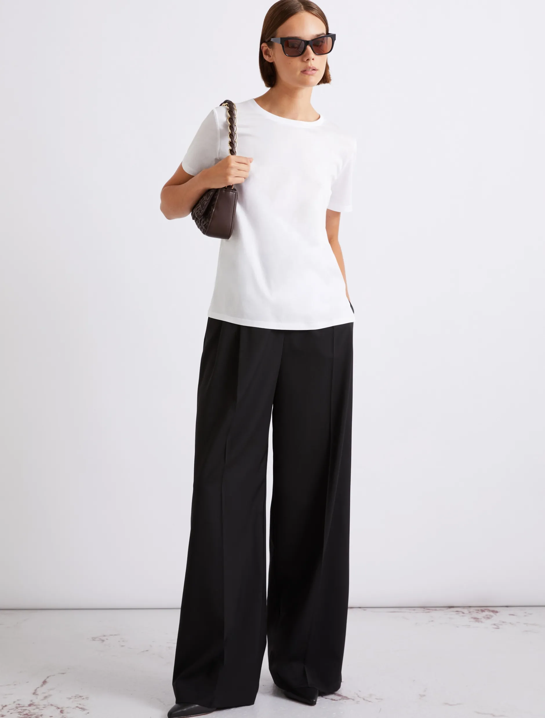 T-shirt in jersey di puro cotone - BIANCO OTTICO