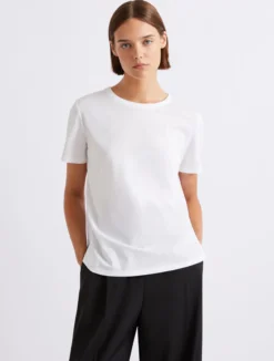 T-shirt in jersey di puro cotone - BIANCO OTTICO