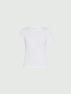 T-shirt in jersey di viscosa - BIANCO