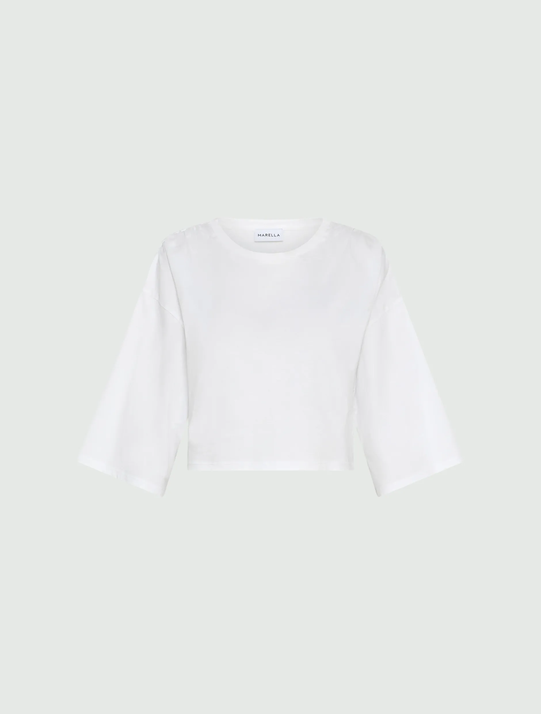 T-shirt in jersey mercerizzato - BIANCO OTTICO