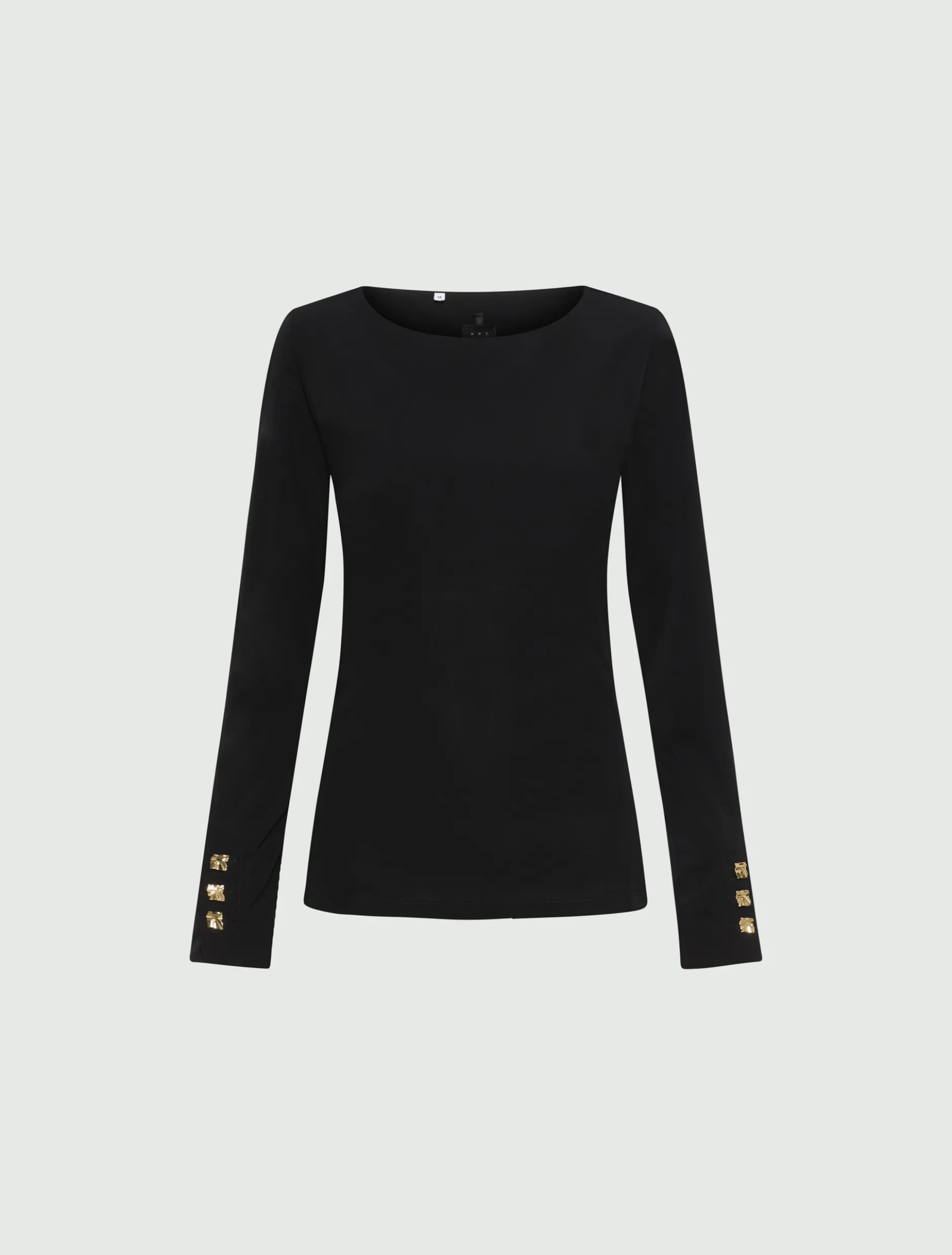 T-shirt in jersey - NERO