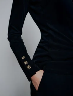 T-shirt in jersey - NERO