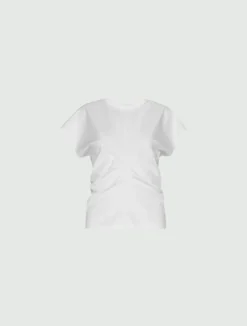 T-shirt in jersey punto Milano - BIANCO