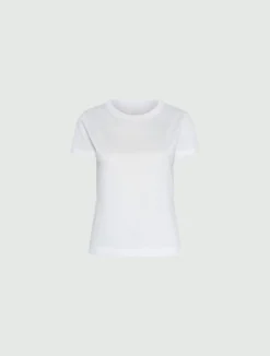 T-shirt in puro cotone - BIANCO LANA