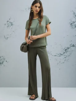 T-shirt in puro cotone - VERDE