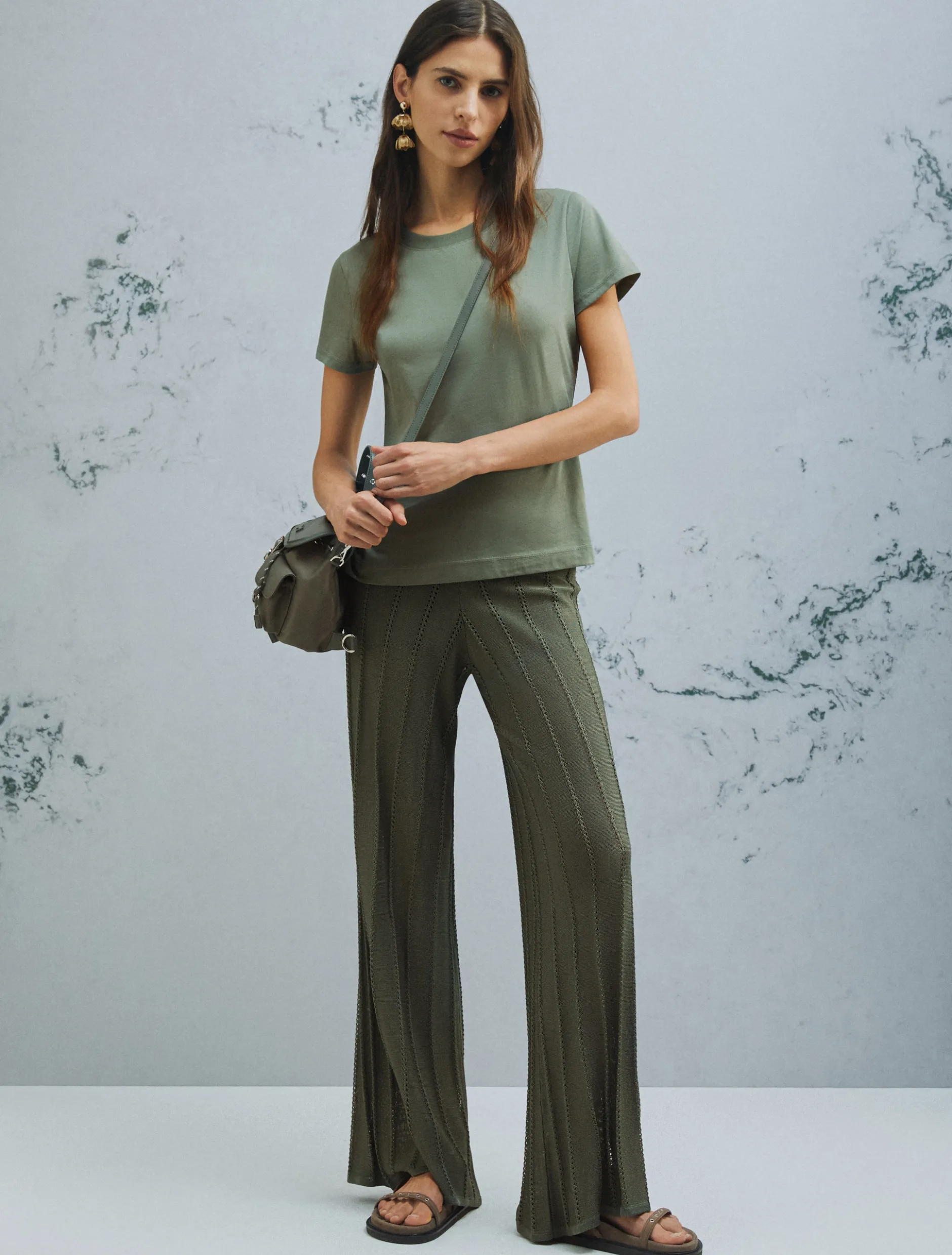 T-shirt in puro cotone - VERDE